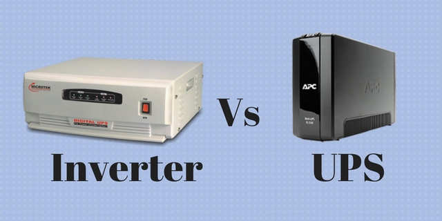 Difference between ups and  inverter, in India