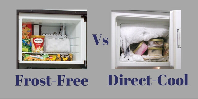 refrigerator frost free vs direct cool
