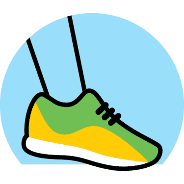 Running shoes for forefoot strike