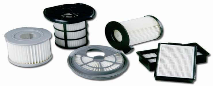 Vacuum cleaner filter types