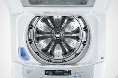 energy efficient washing machine tub size