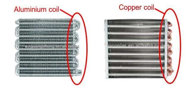 air conditioner aluminium coil vs copper coil