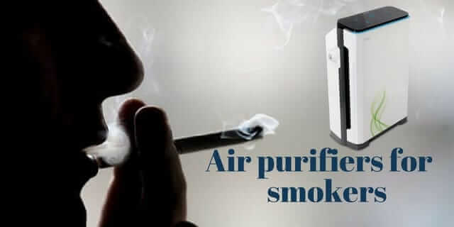 Air purifier for smoke
