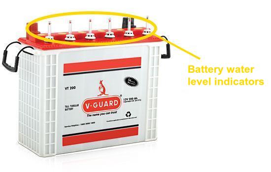 battery water level indicators