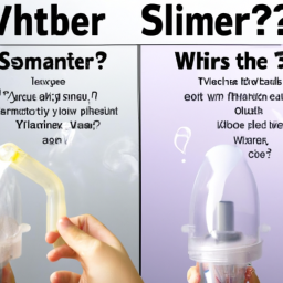 What's the difference between a nebulizer and steamer