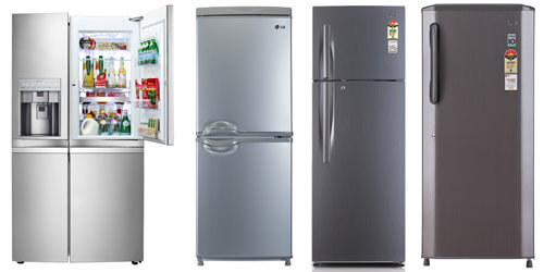 refrigerator models and refrigerator types