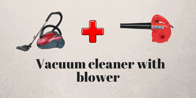 vacuum cleaner with blower